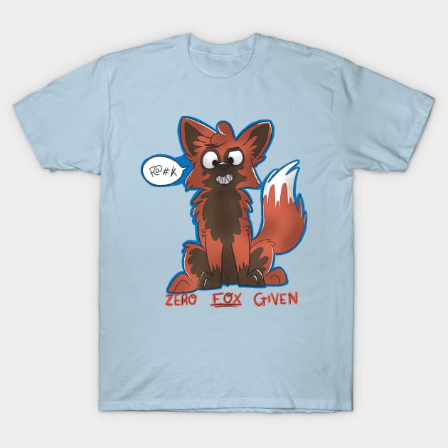 Zero fox given T-Shirt by paigedefeliceart@yahoo.com